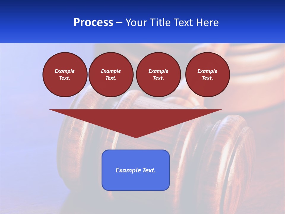 Gavel Balance Decision PowerPoint Template