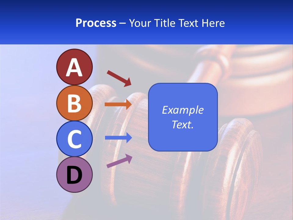 Gavel Balance Decision PowerPoint Template