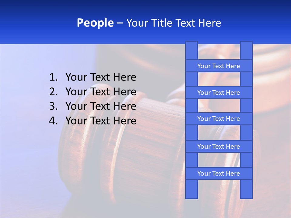 Gavel Balance Decision PowerPoint Template