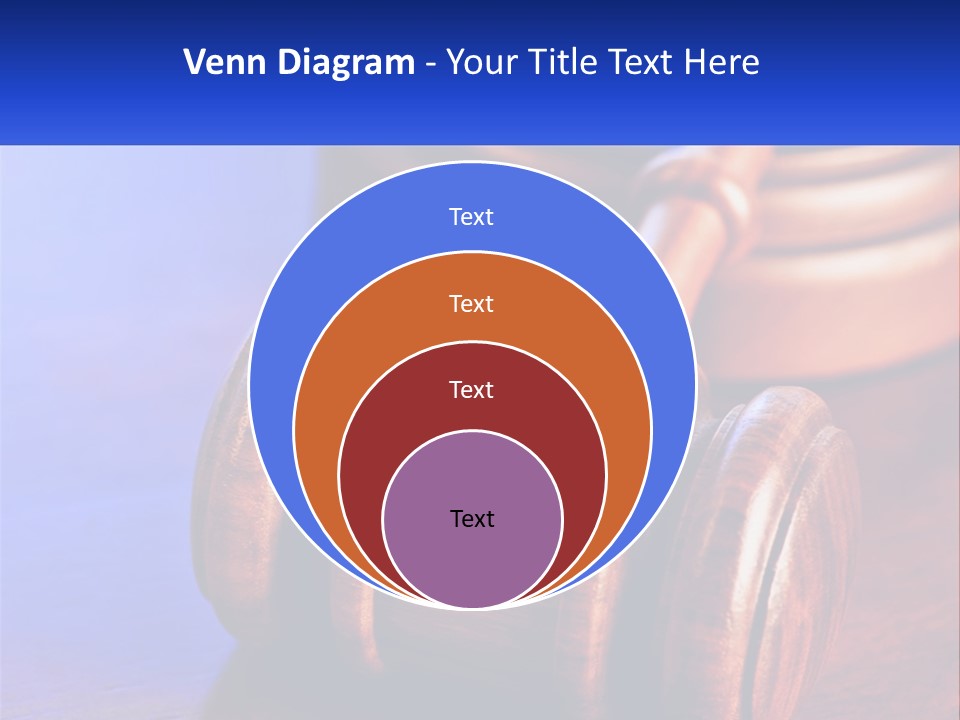 Gavel Balance Decision PowerPoint Template
