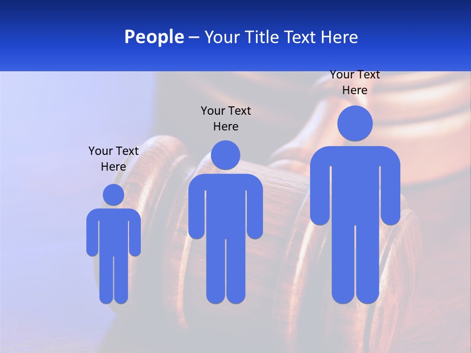 Gavel Balance Decision PowerPoint Template