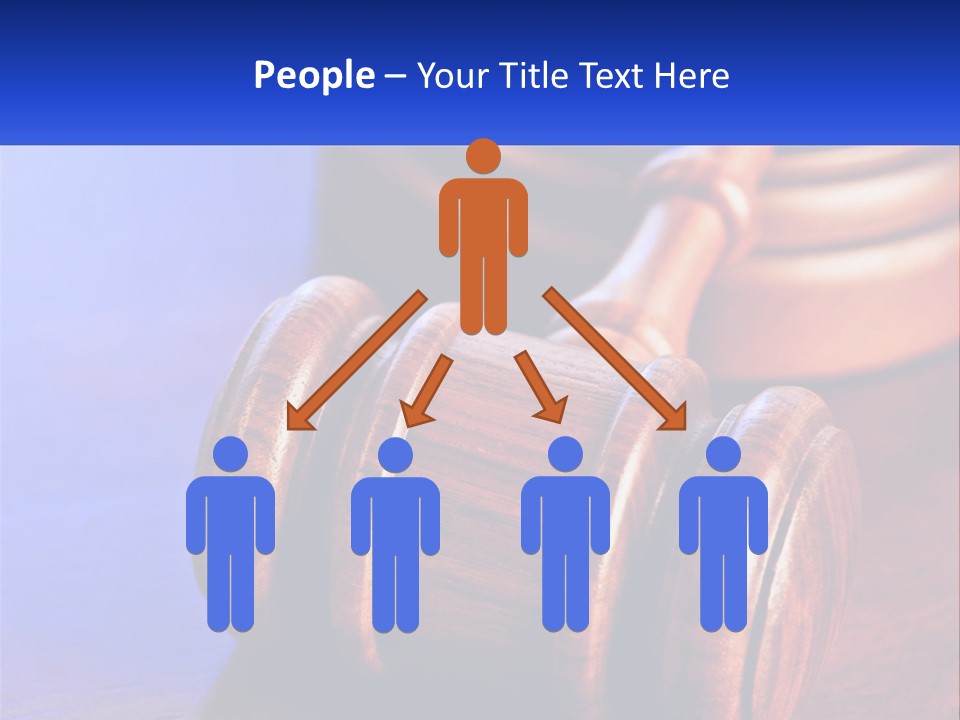 Gavel Balance Decision PowerPoint Template