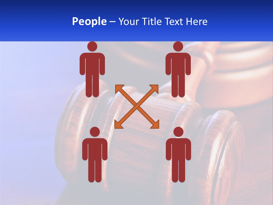 Gavel Balance Decision PowerPoint Template