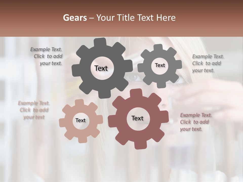 Looking Medicine Nurse PowerPoint Template