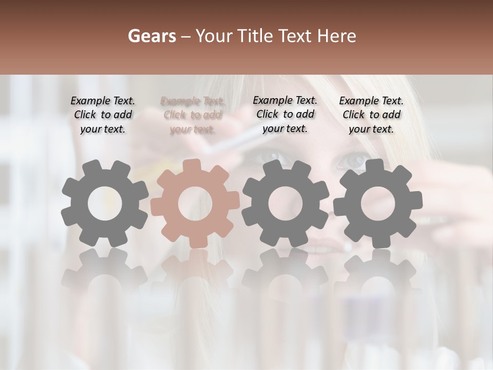 Looking Medicine Nurse PowerPoint Template