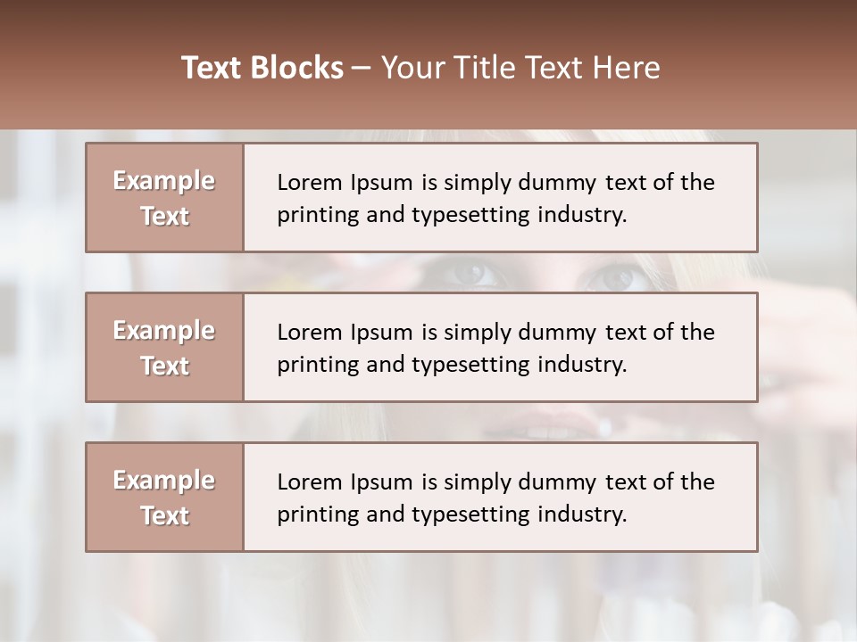 Looking Medicine Nurse PowerPoint Template