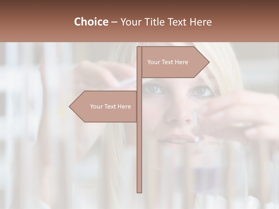 Looking Medicine Nurse PowerPoint Template