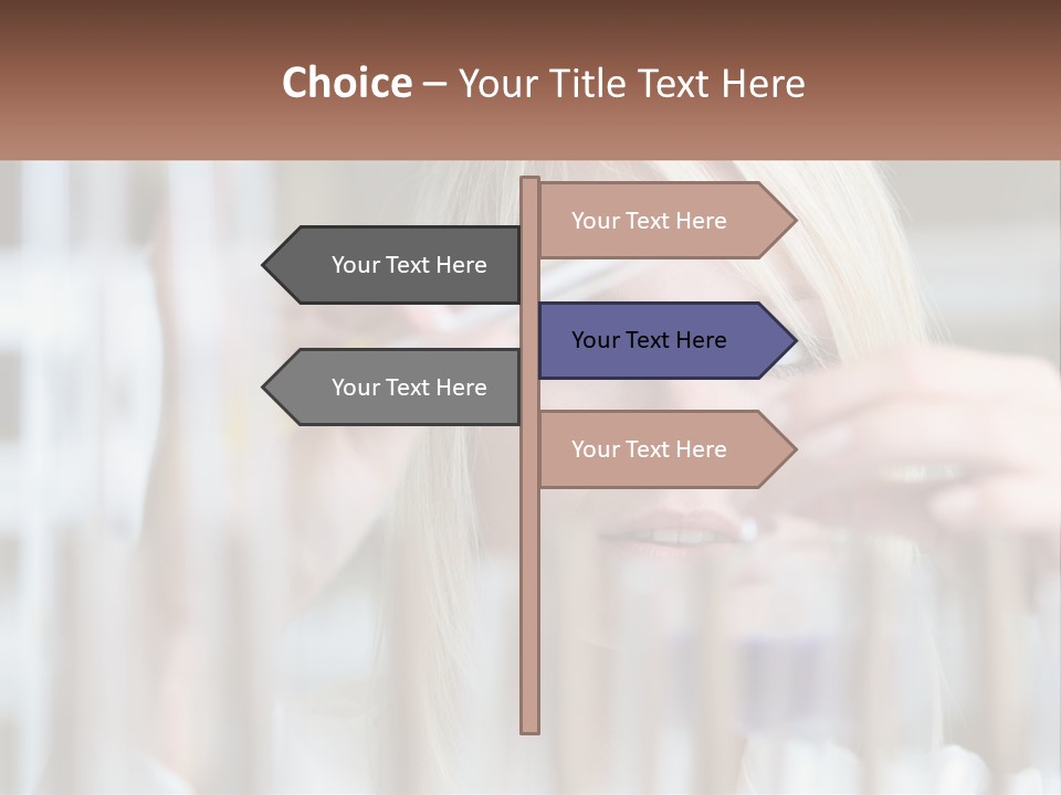Looking Medicine Nurse PowerPoint Template