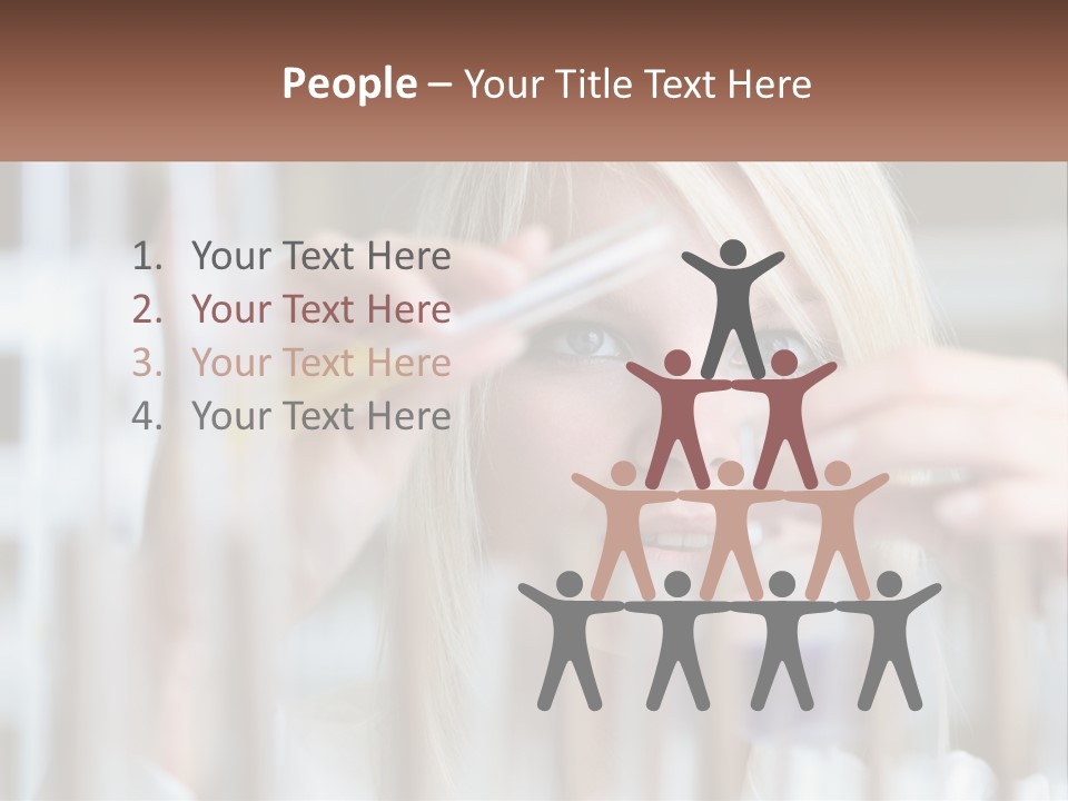 Looking Medicine Nurse PowerPoint Template