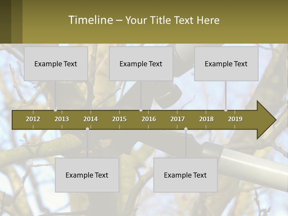 Wood Lopping Shear PowerPoint Template