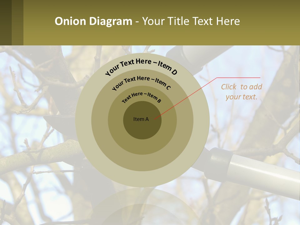 Wood Lopping Shear PowerPoint Template