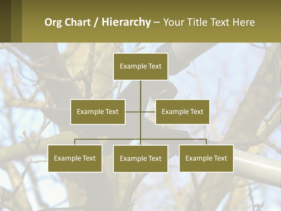 Wood Lopping Shear PowerPoint Template
