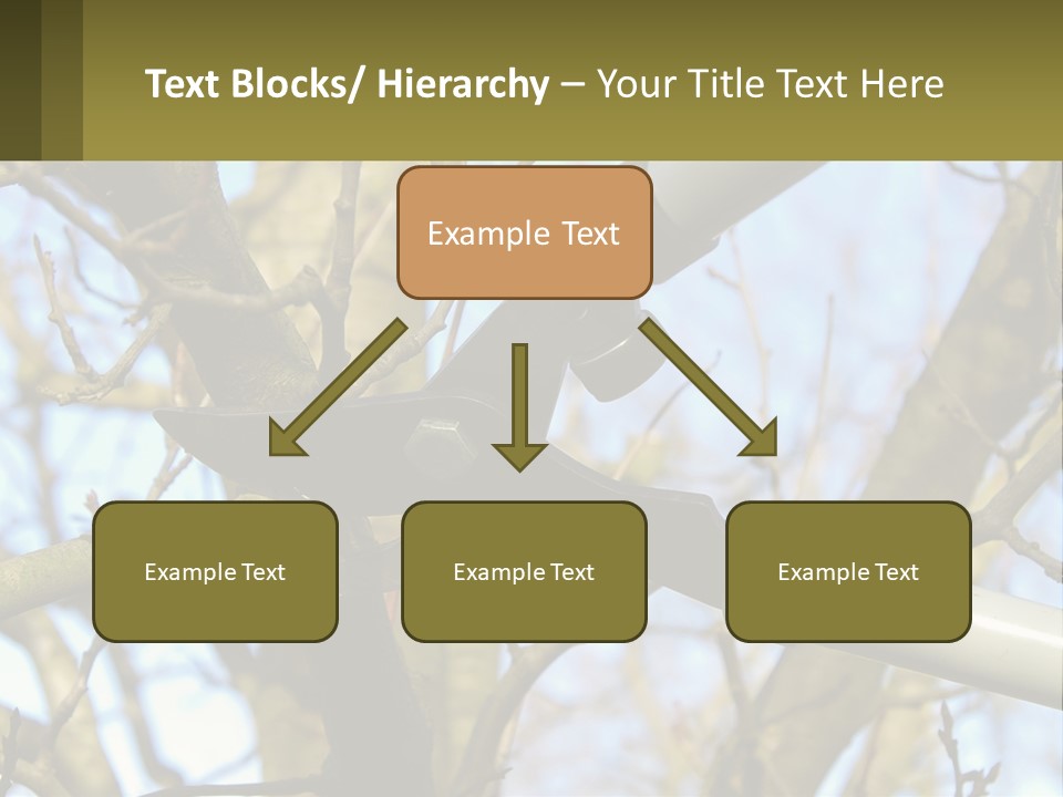 Wood Lopping Shear PowerPoint Template