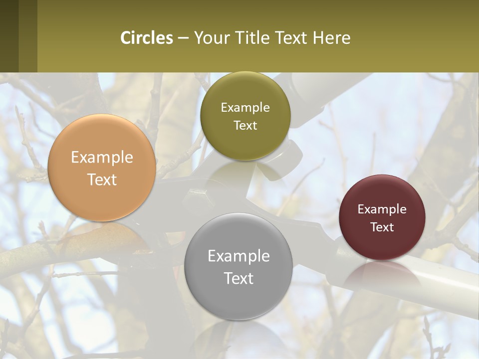 Wood Lopping Shear PowerPoint Template