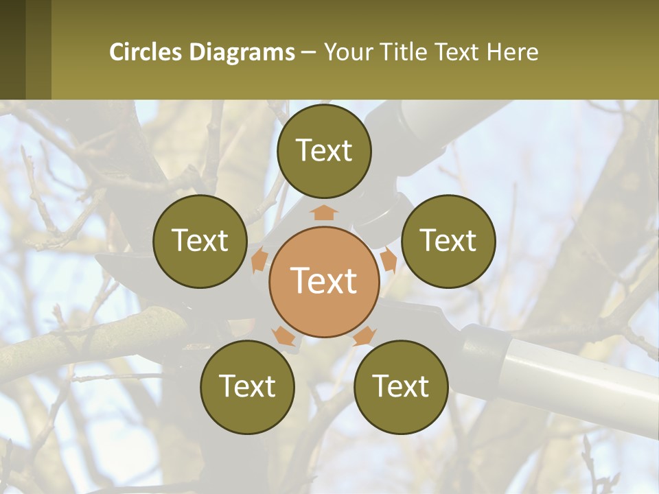 Wood Lopping Shear PowerPoint Template