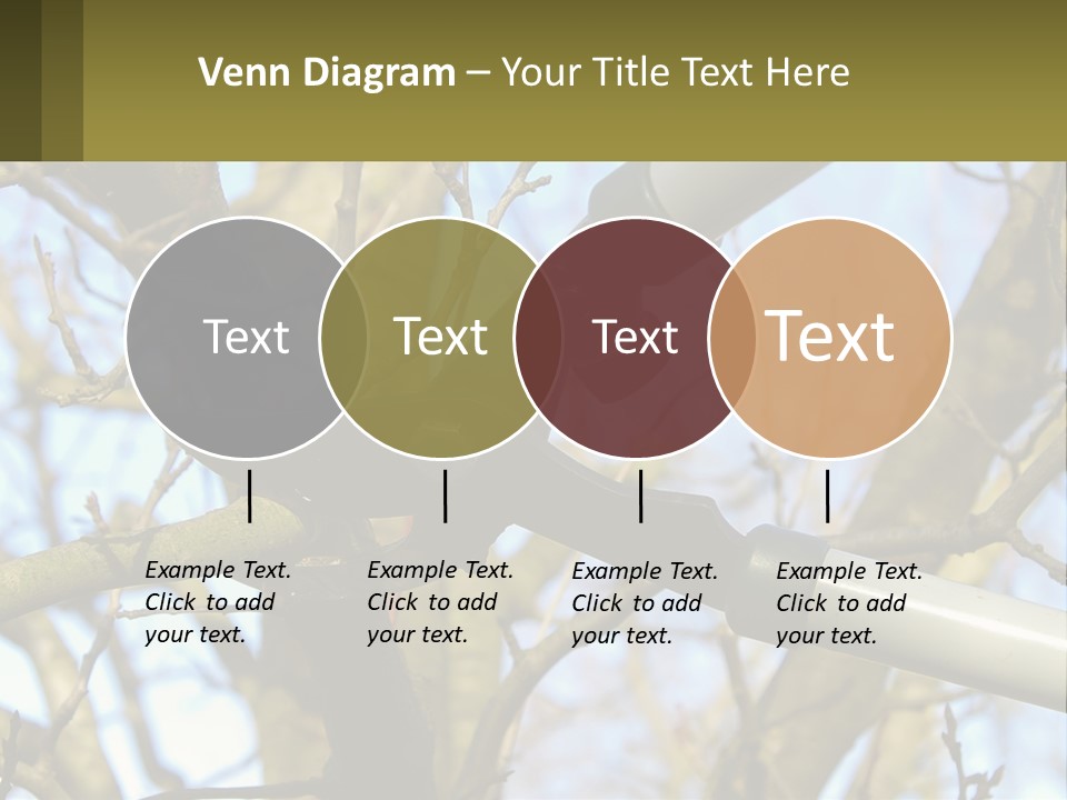 Wood Lopping Shear PowerPoint Template