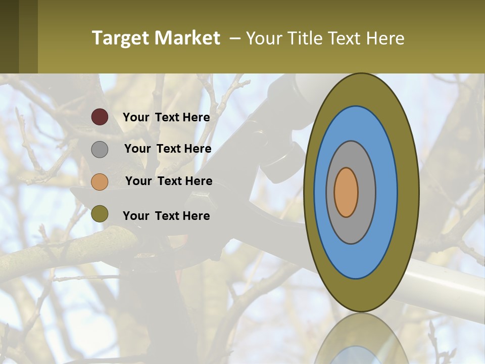 Wood Lopping Shear PowerPoint Template