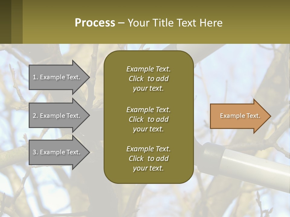 Wood Lopping Shear PowerPoint Template
