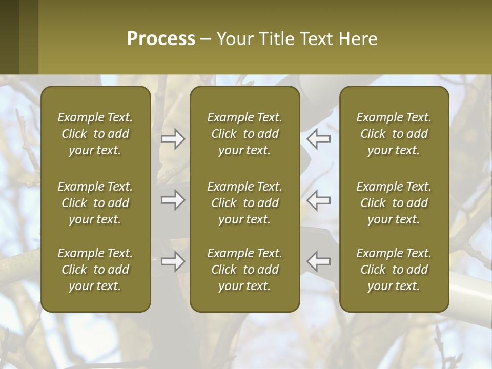 Wood Lopping Shear PowerPoint Template
