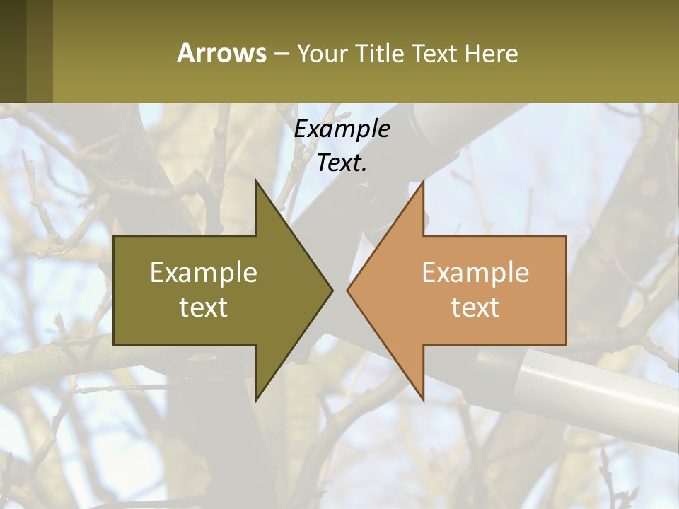 Wood Lopping Shear PowerPoint Template