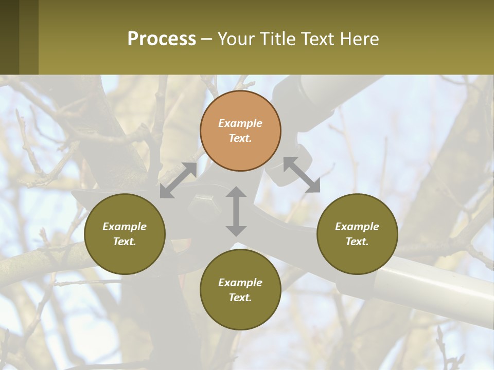 Wood Lopping Shear PowerPoint Template