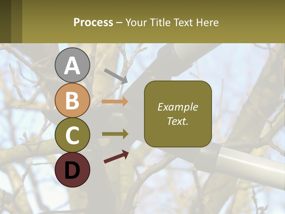 Wood Lopping Shear PowerPoint Template