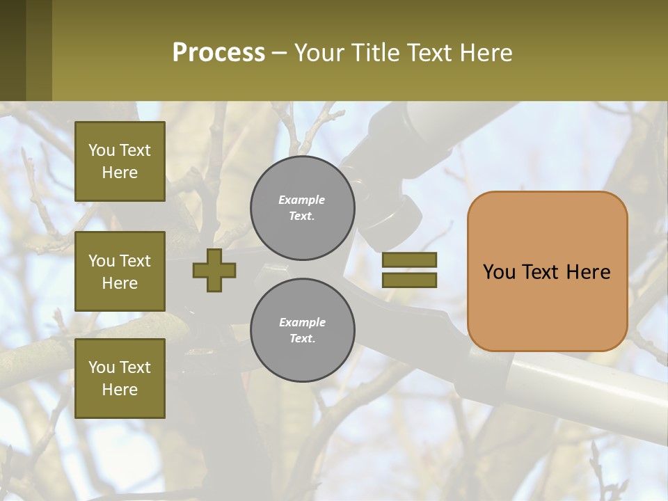 Wood Lopping Shear PowerPoint Template