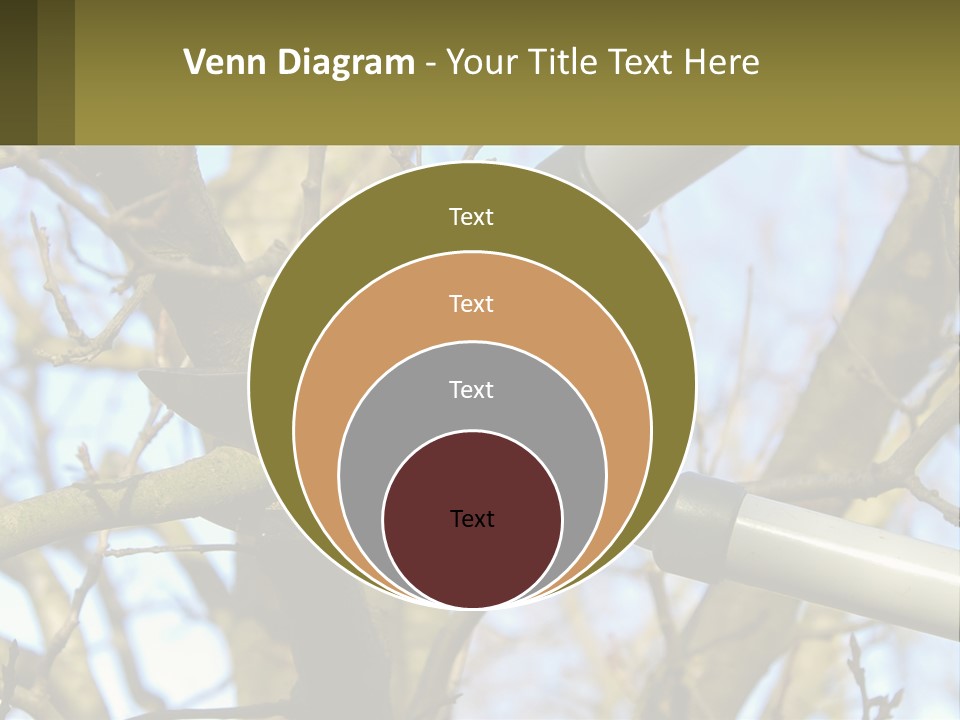 Wood Lopping Shear PowerPoint Template