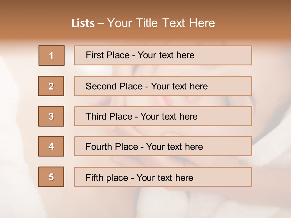 Center Facial Getting PowerPoint Template