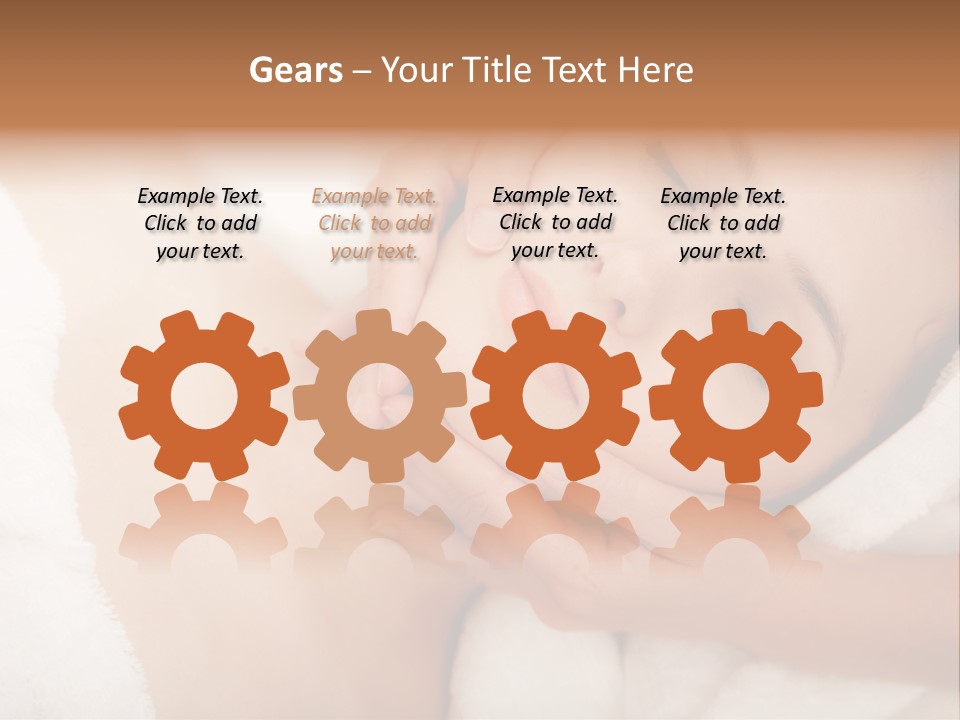 Center Facial Getting PowerPoint Template