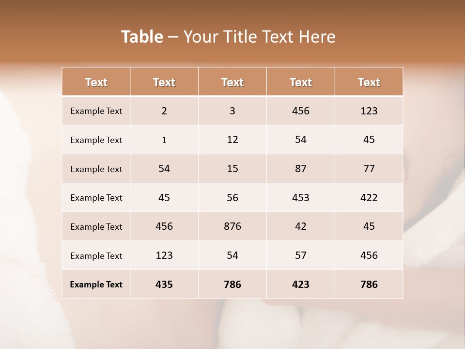 Center Facial Getting PowerPoint Template