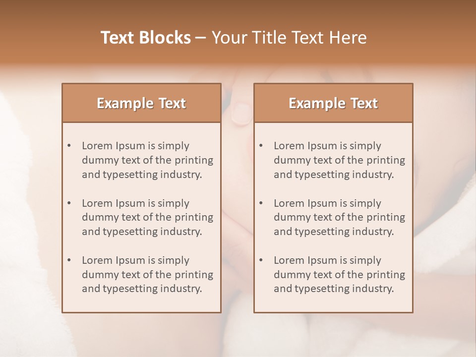 Center Facial Getting PowerPoint Template