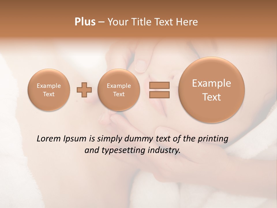 Center Facial Getting PowerPoint Template