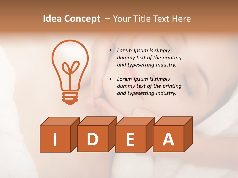 Center Facial Getting PowerPoint Template