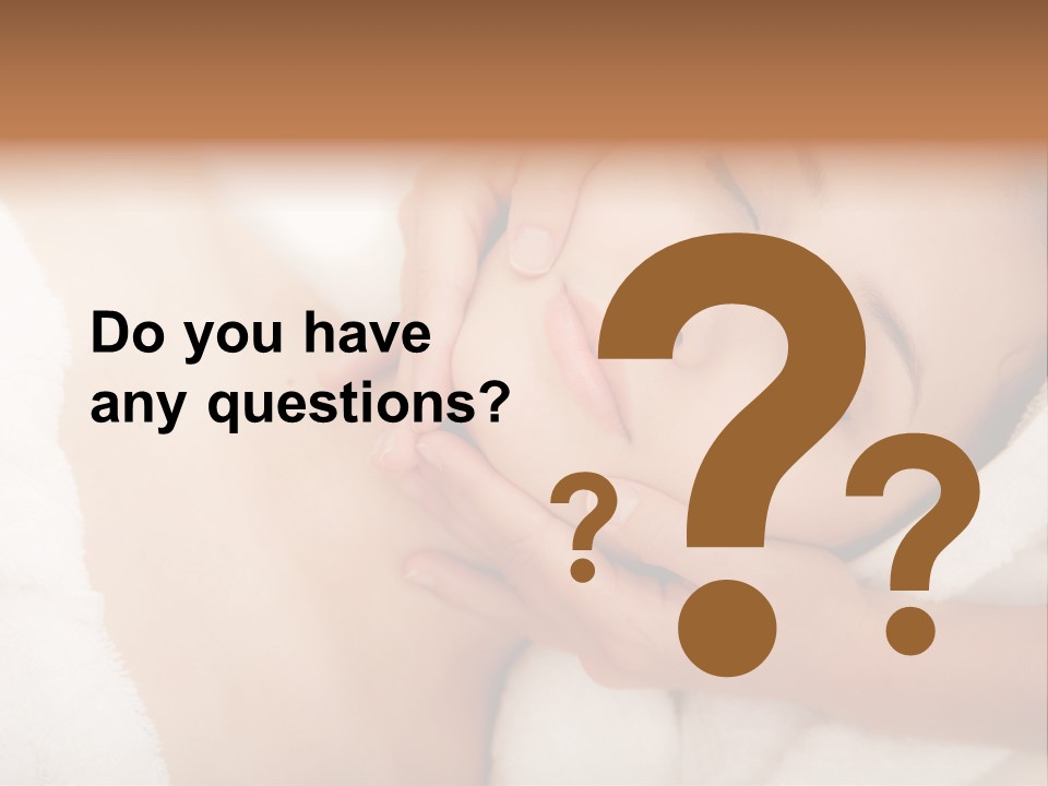 Center Facial Getting PowerPoint Template