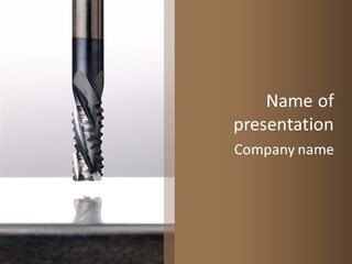 Cam Cross Mechanical PowerPoint Template