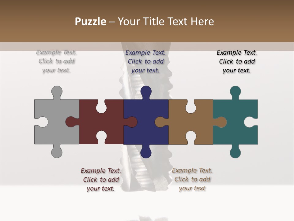Cam Cross Mechanical PowerPoint Template