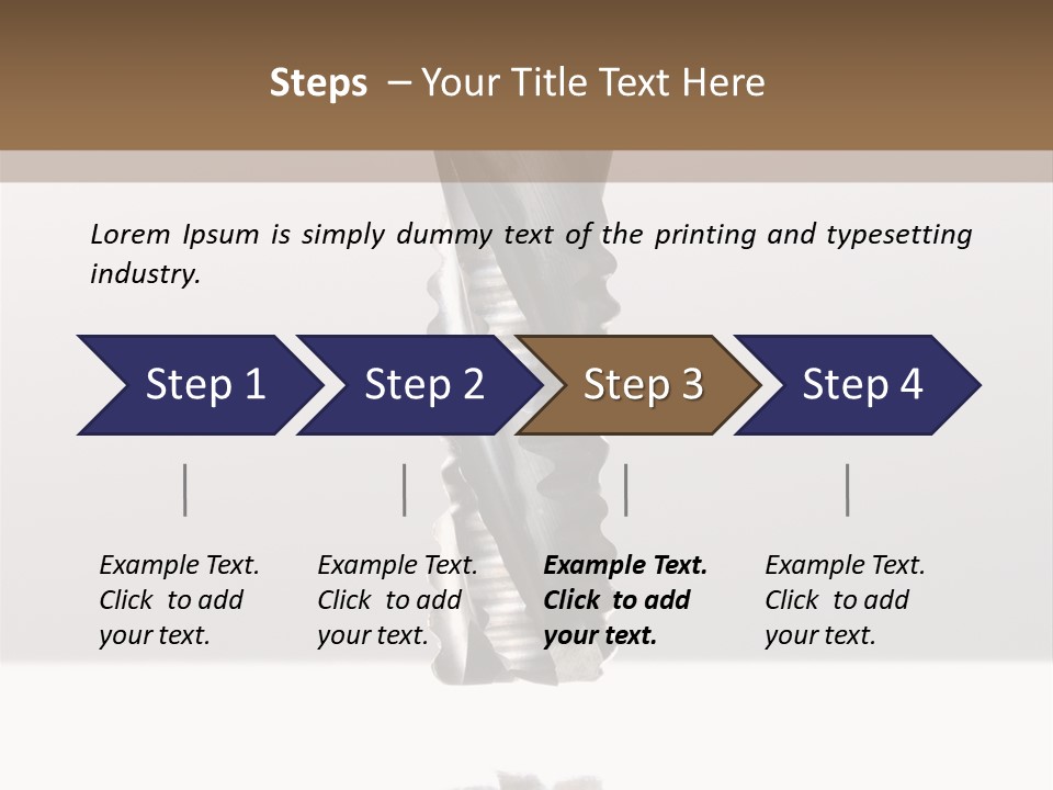 Cam Cross Mechanical PowerPoint Template