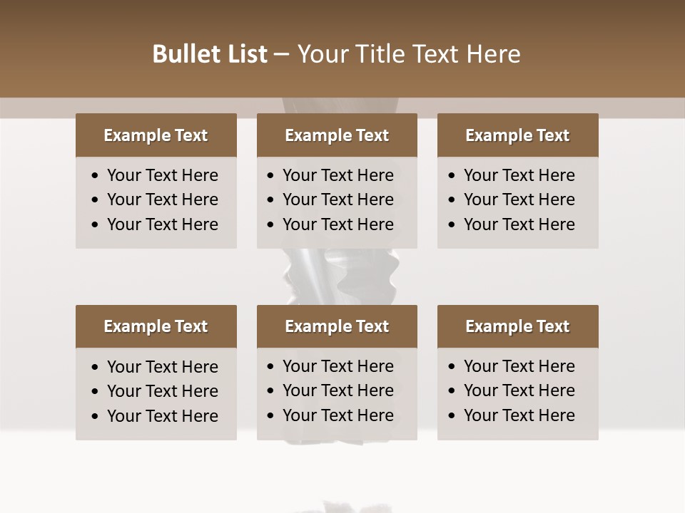 Cam Cross Mechanical PowerPoint Template