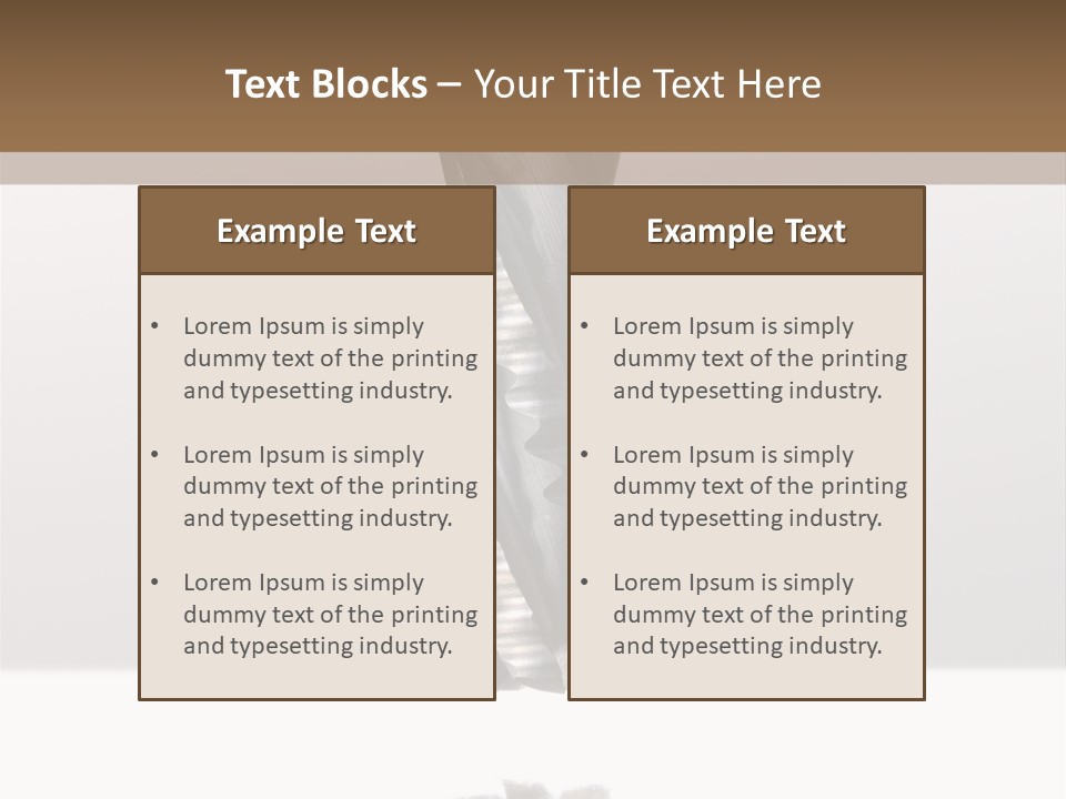 Cam Cross Mechanical PowerPoint Template
