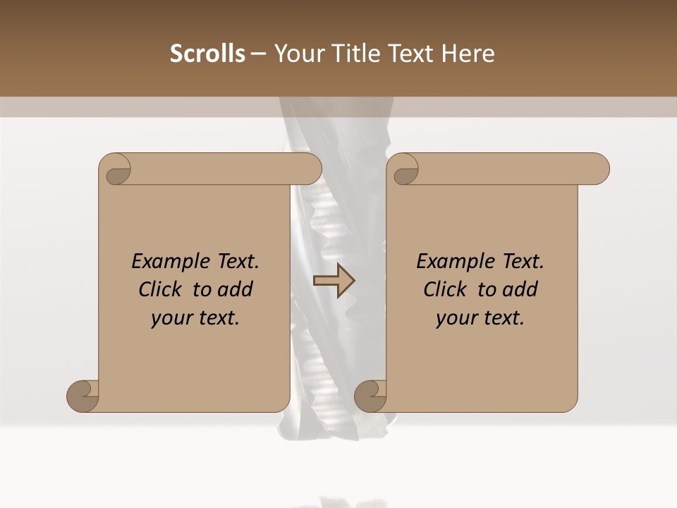 Cam Cross Mechanical PowerPoint Template