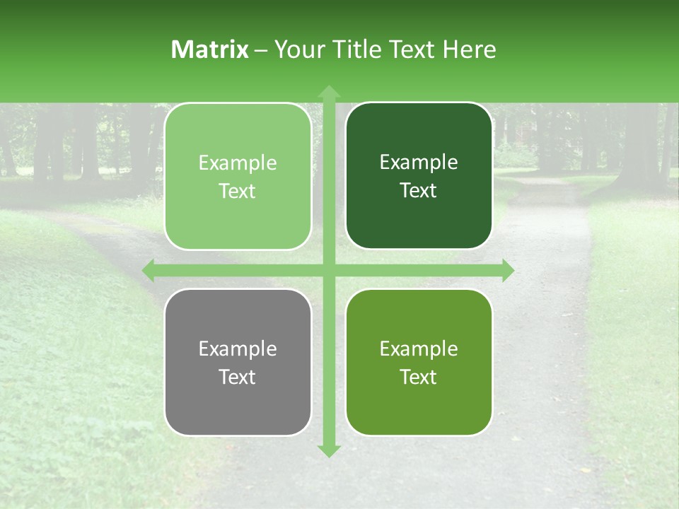 Road Choice Country PowerPoint Template