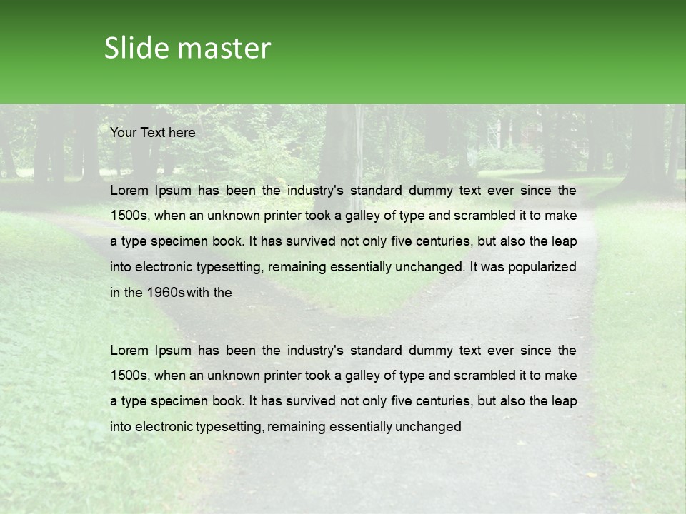 Road Choice Country PowerPoint Template