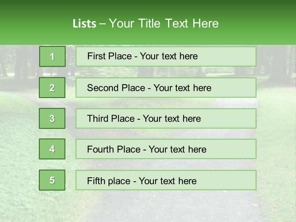 Road Choice Country PowerPoint Template