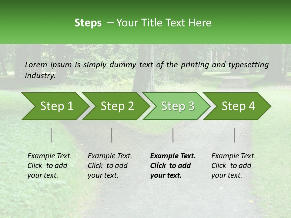 Road Choice Country PowerPoint Template