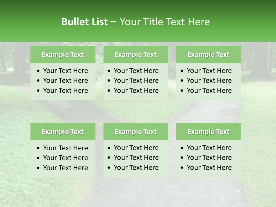 Road Choice Country PowerPoint Template