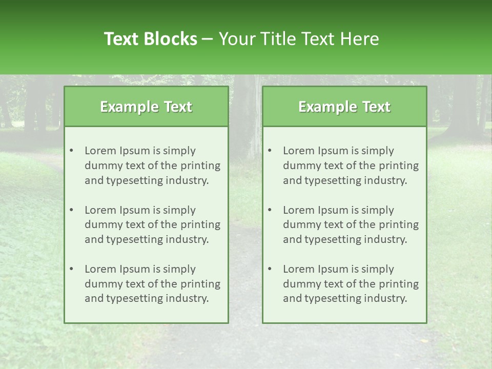 Road Choice Country PowerPoint Template