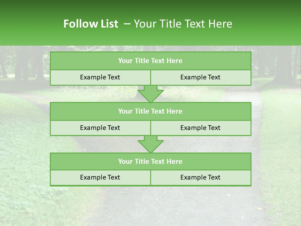 Road Choice Country PowerPoint Template