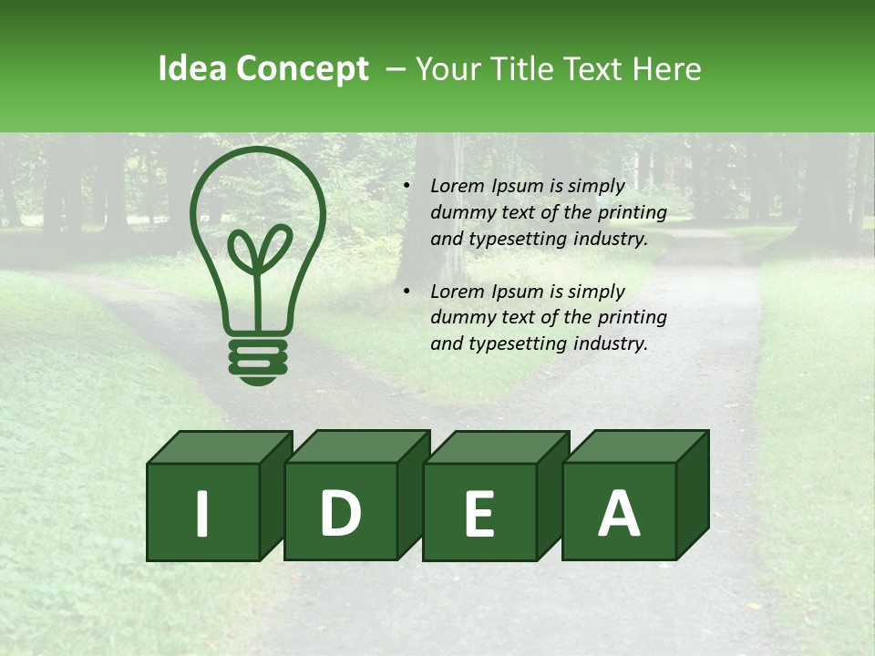 Road Choice Country PowerPoint Template