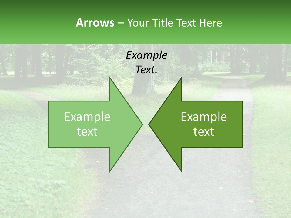 Road Choice Country PowerPoint Template